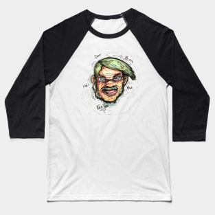 Smrt face clay Baseball T-Shirt